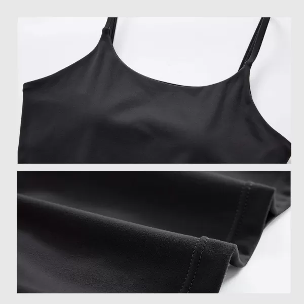 Stelle Longline Sports Bra for Women Wirefree Padded Yoga Bras Tank Tops Fitness Workout Running Top