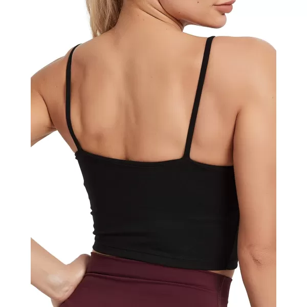 Stelle Longline Sports Bra for Women Wirefree Padded Yoga Bras Tank Tops Fitness Workout Running Top