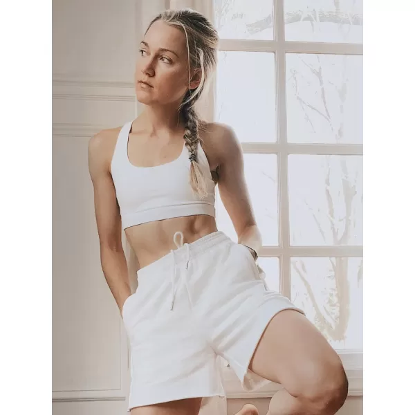 Stelle Longline Sports Bra for Women Wirefree Padded Yoga Bras Tank Tops Fitness Workout Running Top