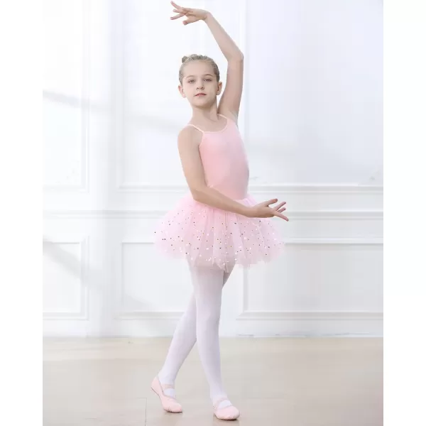 Stelle Toddler Ballet Leotards for Girls,Dance Leotard for Girls,Camisole Toddler Ballet Outfit for Studio Outdoor Daily Wear)