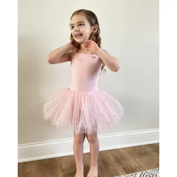 Stelle Toddler Ballet Leotards for Girls,Dance Leotard for Girls,Camisole Toddler Ballet Outfit for Studio Outdoor Daily Wear)