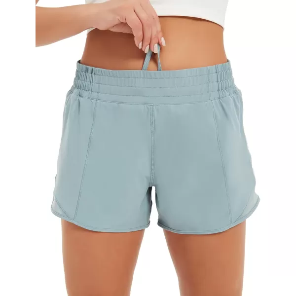 Stelle Women 3"/4"/7" Running Shorts High Waisted Athletic Shorts Quick Dry Workout Shorts with Mesh Liner Deep Pockets