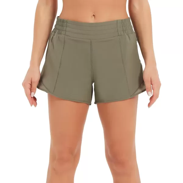 Stelle Women 3"/4"/7" Running Shorts High Waisted Athletic Shorts Quick Dry Workout Shorts with Mesh Liner Deep Pockets