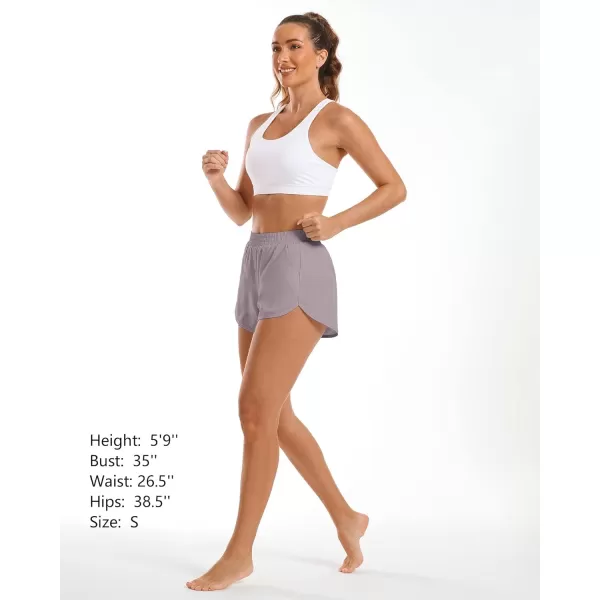 Stelle Women 3"/4"/7" Running Shorts High Waisted Athletic Shorts Quick Dry Workout Shorts with Mesh Liner Deep Pockets