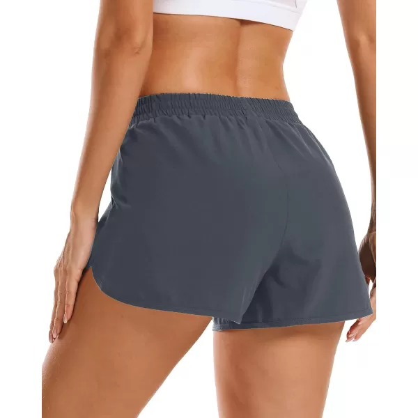 Stelle Women 3"/4"/7" Running Shorts High Waisted Athletic Shorts Quick Dry Workout Shorts with Mesh Liner Deep Pockets