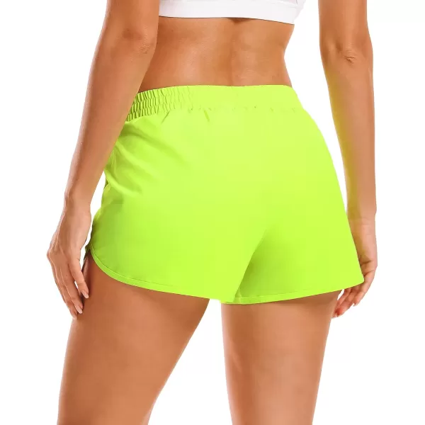 Stelle Women 3"/4"/7" Running Shorts High Waisted Athletic Shorts Quick Dry Workout Shorts with Mesh Liner Deep Pockets