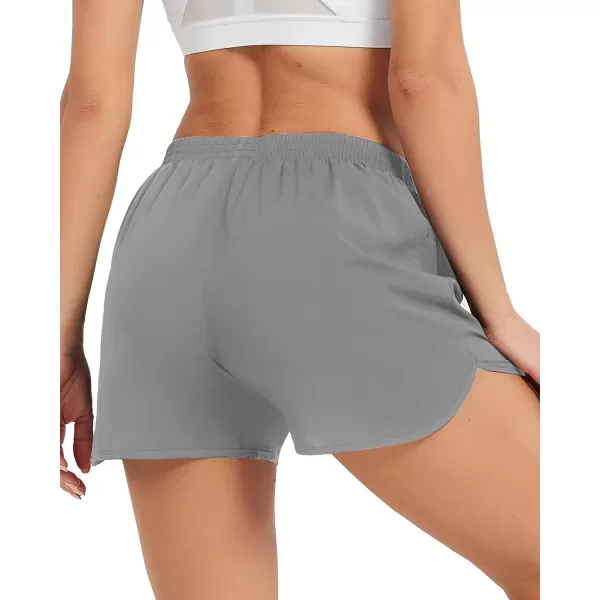 Stelle Women 3"/4"/7" Running Shorts High Waisted Athletic Shorts Quick Dry Workout Shorts with Mesh Liner Deep Pockets