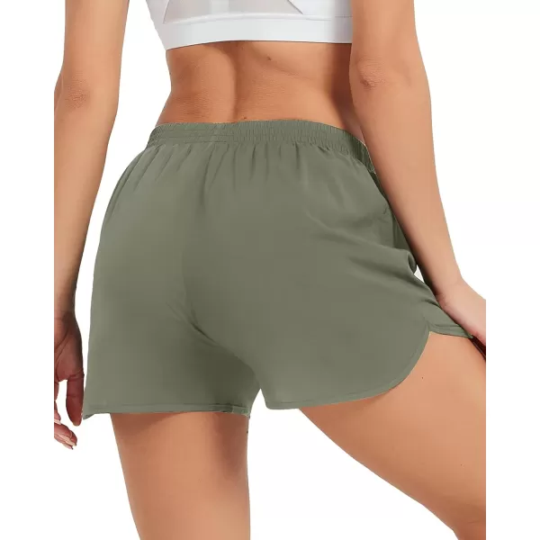 Stelle Women 3"/4"/7" Running Shorts High Waisted Athletic Shorts Quick Dry Workout Shorts with Mesh Liner Deep Pockets