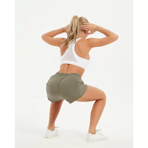 Stelle Women 3"/4"/7" Running Shorts High Waisted Athletic Shorts Quick Dry Workout Shorts with Mesh Liner Deep Pockets