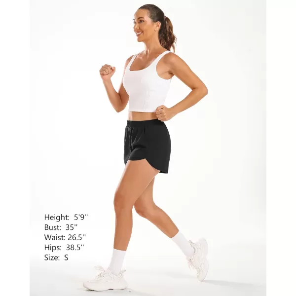 Stelle Women 3"/4"/7" Running Shorts High Waisted Athletic Shorts Quick Dry Workout Shorts with Mesh Liner Deep Pockets