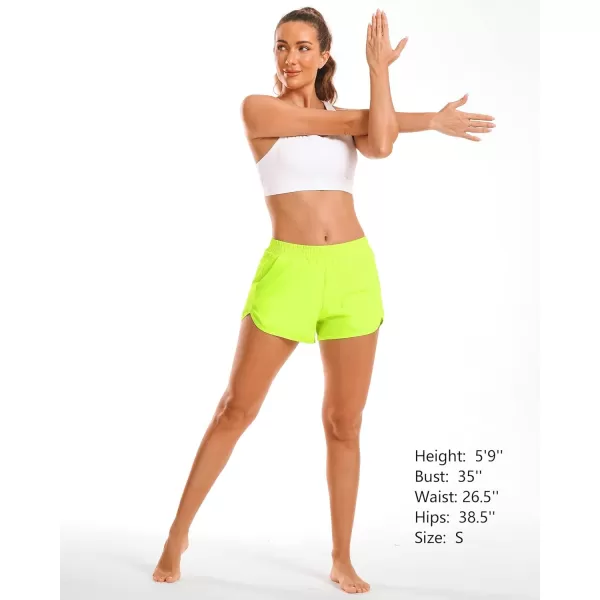 Stelle Women 3"/4"/7" Running Shorts High Waisted Athletic Shorts Quick Dry Workout Shorts with Mesh Liner Deep Pockets