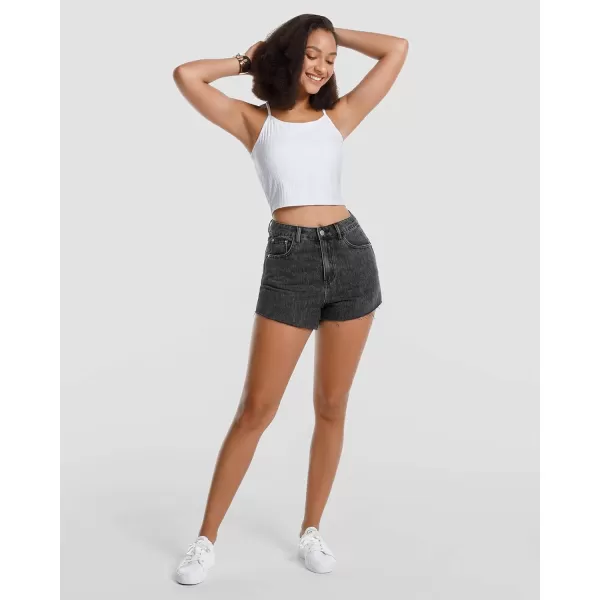 Stelle Women's Crop Top Casual Summer Cami Basic Ribbed Knit Sexy Strappy Top