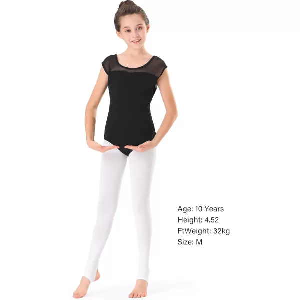 Stelle Womens Girls Stirrup Tights Ultra Soft Dance Tights for Ballet, Gymnastics, School 