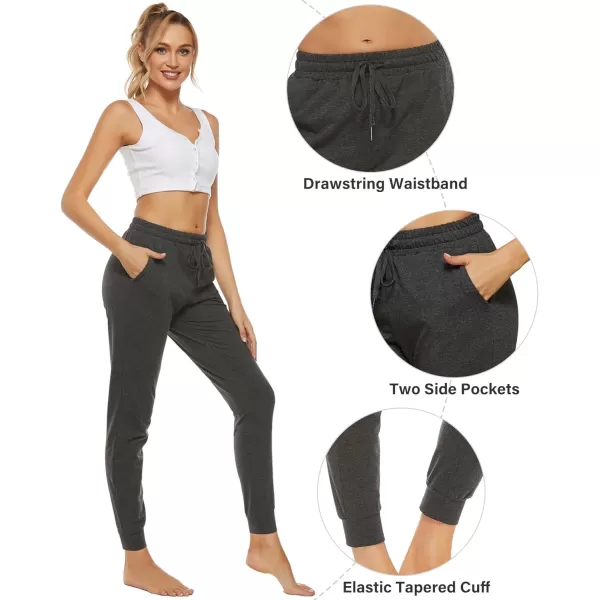 Stelle Women's Lightweight Joggers Yoga Athletic Workout Track Pants Cotton Sweatpants with Pockets
