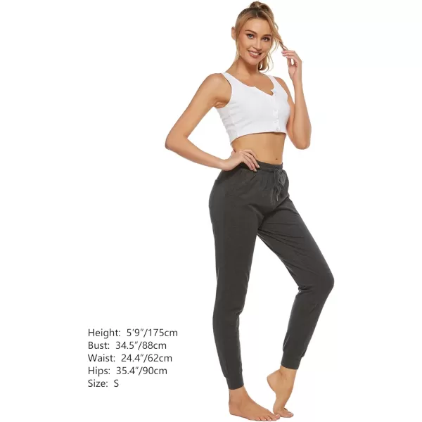 Stelle Women's Lightweight Joggers Yoga Athletic Workout Track Pants Cotton Sweatpants with Pockets