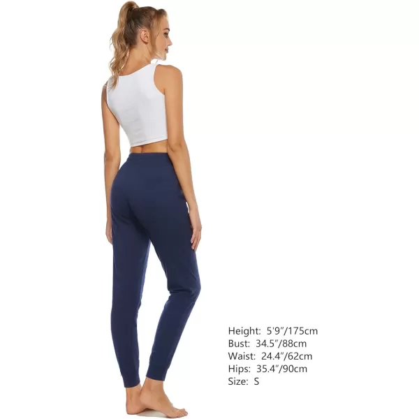 Stelle Women's Lightweight Joggers Yoga Athletic Workout Track Pants Cotton Sweatpants with Pockets