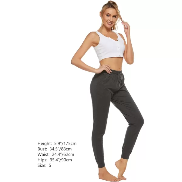 Stelle Women's Lightweight Joggers Yoga Athletic Workout Track Pants Cotton Sweatpants with Pockets