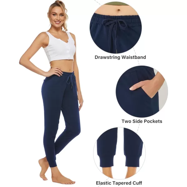Stelle Women's Lightweight Joggers Yoga Athletic Workout Track Pants Cotton Sweatpants with Pockets