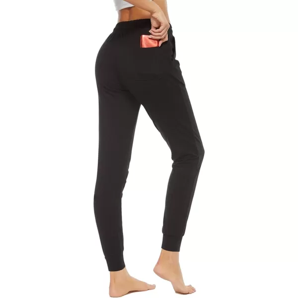 Stelle Women's Lightweight Joggers Yoga Athletic Workout Track Pants Cotton Sweatpants with Pockets