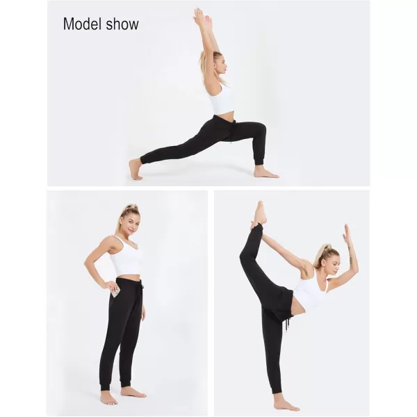 Stelle Women's Lightweight Joggers Yoga Athletic Workout Track Pants Cotton Sweatpants with Pockets