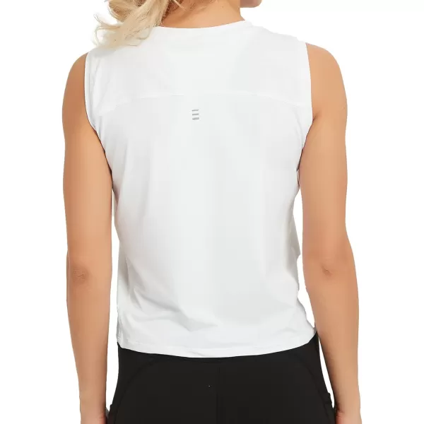 Stelle Women's Workout Tops Sleeveless Yoga Tank Tops Running Gym Crop Tops