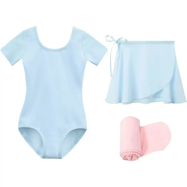 Stelle Ballet Leotards for Girls Dance Dress Outfit Combo with Skirt and Tights 