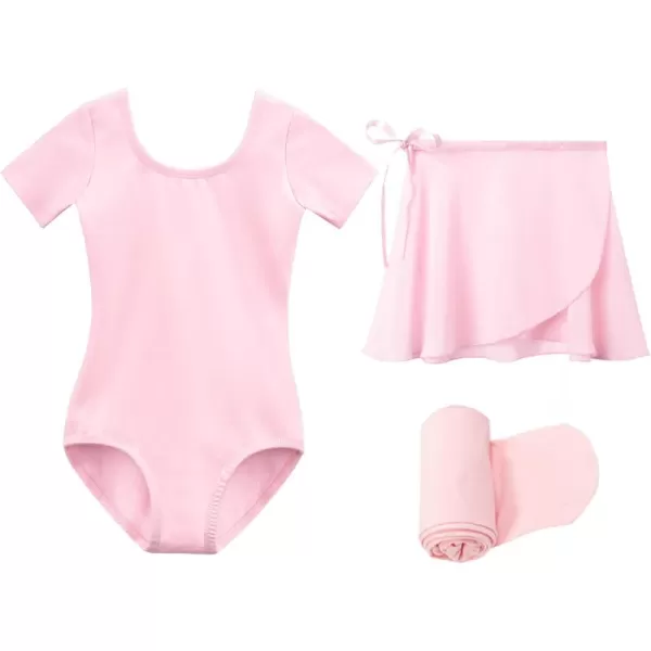 Stelle Ballet Leotards for Girls Dance Dress Outfit Combo with Skirt and Tights 