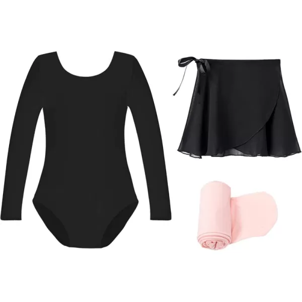 Stelle Ballet Leotards for Girls Dance Dress Outfit Combo with Skirt and Tights )
