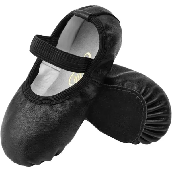Stelle Ballet Shoes for Girls Toddler Genuine Leather Ballet Dance Slippers for Toddler/Little/Big Kids/Boys)