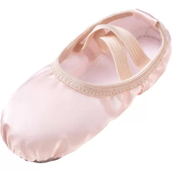 Stelle Ballet Shoes for Toddler Girls Satin/Glitter Ballet Slippers Dance Shoes)