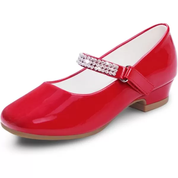 Stelle Girls Dress Shoes Toddler White Communion Easter Low Heels Flower Girl Mary Jane Flats for School Uniform Wedding