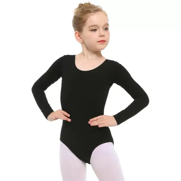 Stelle Girls Long Sleeve Team Basic Leotard Ballet Dance Gymnastics 