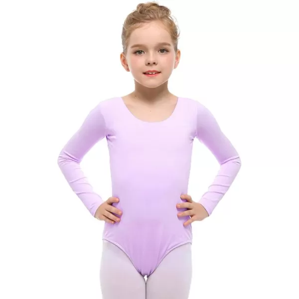 Stelle Girls Long Sleeve Team Basic Leotard Ballet Dance Gymnastics 