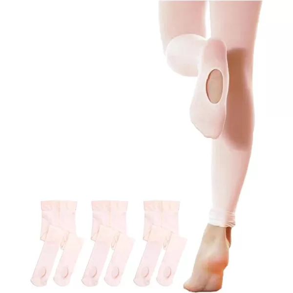 Stelle Girls Tights Ballet Dance Tights Women Ultra Soft Pro Convertible Transition Tights 