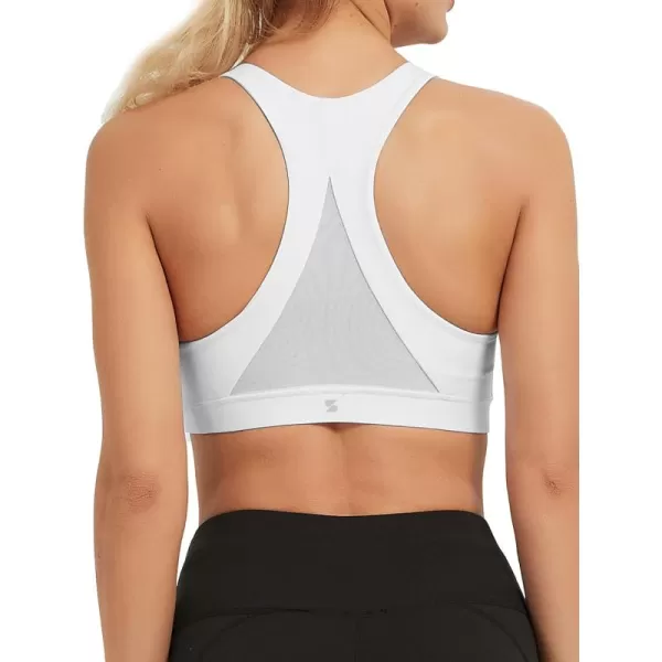 Stelle Longline Sports Bra for Women Wirefree Padded Yoga Bras Tank Tops Fitness Workout Running Top