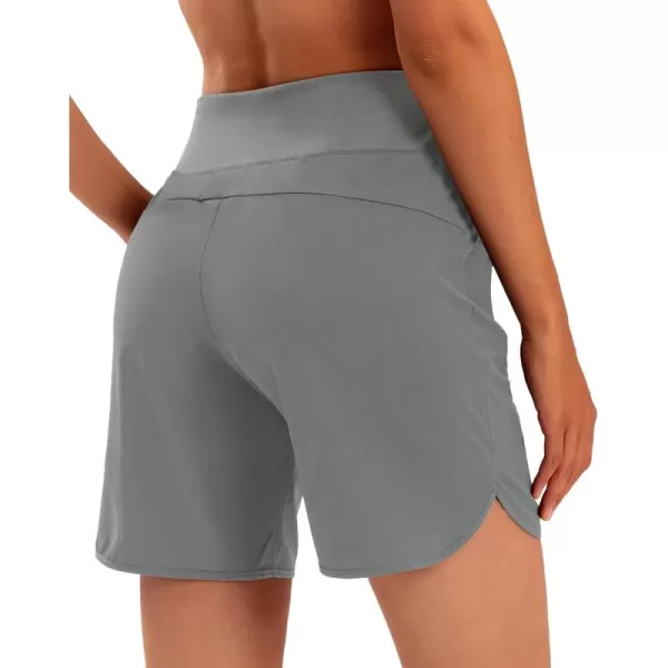 Stelle Women 3"/4"/7" Running Shorts High Waisted Athletic Shorts Quick Dry Workout Shorts with Mesh Liner Deep Pockets