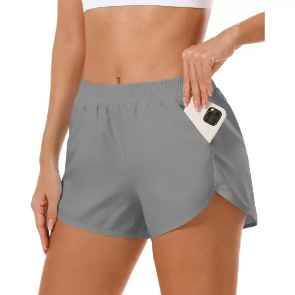 Stelle Women 3"/4"/7" Running Shorts High Waisted Athletic Shorts Quick Dry Workout Shorts with Mesh Liner Deep Pockets