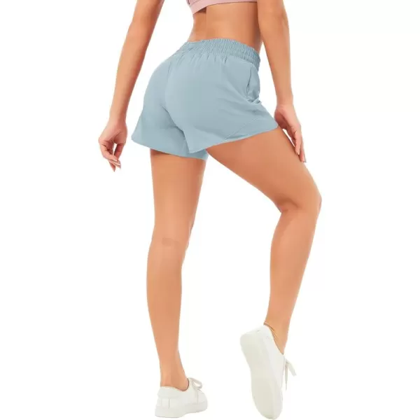 Stelle Women 3"/4"/7" Running Shorts High Waisted Athletic Shorts Quick Dry Workout Shorts with Mesh Liner Deep Pockets