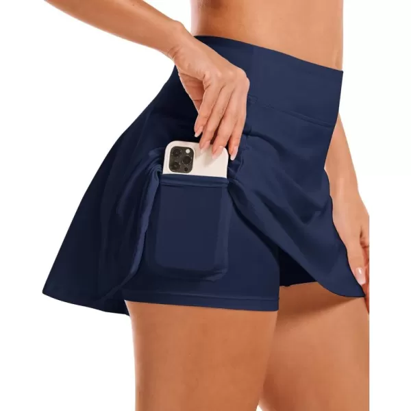 Stelle Women's Tennis Golf Skirts High Waisted with Pockets Inner Shorts for Athletic Skorts Sports Running Pickleball