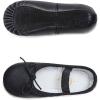 imageStelle Ballet Shoes for Girls Toddler Genuine Leather Ballet Dance Slippers for ToddlerLittleBig KidsBoysBlack