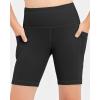 imageStelle Girls 8quot Volleyball Shorts Spandex Biker Shorts Youth Cheer Dance Gymnastics Shorts with PocketsBlack8 Shorts