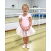 imageStelle Girls Ballet Leotards Black Dance Leotards Ruffle Short Sleeve Gymnastics Outfits ToddlerLittle KidBig kidBallet Pink