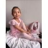 imageStelle Girls Ballet Leotards Black Dance Leotards Ruffle Short Sleeve Gymnastics Outfits ToddlerLittle KidBig kidBallet Pink