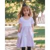 imageStelle Girls Dresses Skater Twirly Stretch Aline Toddler Solid Color Plain Kneelength DressA19lavender With Pocket