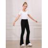 imageStelle Girls Figure Skating Pants Ice Skating Leggings Polar Fleece Warm Practice Training WearBlack