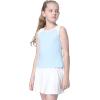 imageStelle Girls Tennis Dress Golf Outfit Combo with Tennis Skirt and Sleeveless Tank Top Blue Tank Top 910 Years