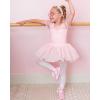 imageStelle Puff Sleeve Ballet Leotards for Girls with Sparkly Tutu Skirted Toddler Dance Dress Outfit Little KidBig Kid01puff Sleeveballet Pink