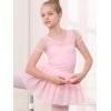 imageStelle Puff Sleeve Ballet Leotards for Girls with Sparkly Tutu Skirted Toddler Dance Dress Outfit Little KidBig Kid01puff Sleeveballet Pink