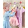 imageStelle Puff Sleeve Ballet Leotards for Girls with Sparkly Tutu Skirted Toddler Dance Dress Outfit Little KidBig Kid01puff Sleeveballet Pink