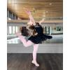 imageStelle Puff Sleeve Ballet Leotards for Girls with Sparkly Tutu Skirted Toddler Dance Dress Outfit Little KidBig Kid01puff Sleeveblack